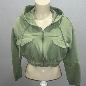 Ashley Vintage Charm Cropped Hoodie